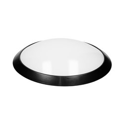 PLAFON BRYZA ECO LED Z MIKROFALOWYM CZUJNIKIEM RUCHU, CZARNY, 12W ORNO PLAFON BRYZA ECO LED Z MIKROFALOWYM CZUJNIKIEM RUCHU, CZARNY, 12W ORNO