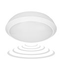 PLAFON BRYZA ECO LED Z MIKROFALOWYM CZUJNIKIEM RUCHU, BIAŁY, 12W ORNO PLAFON BRYZA ECO LED Z MIKROFALOWYM CZUJNIKIEM RUCHU, BIAŁY, 12W ORNO