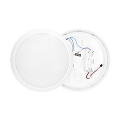 PLAFON BRYZA ECO LED Z MIKROFALOWYM CZUJNIKIEM RUCHU, BIAŁY, 12W ORNO PLAFON BRYZA ECO LED Z MIKROFALOWYM CZUJNIKIEM RUCHU, BIAŁY, 12W ORNO