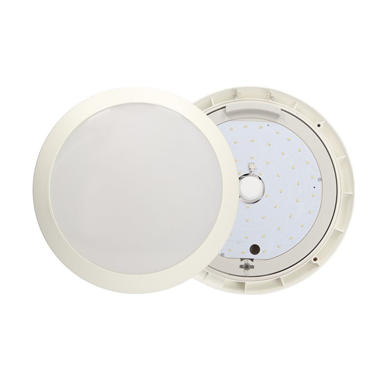 PLAFON BRYZA LED 15W Z MIKROFALOWYM CZUJNIKIEM RUCHU, BIAŁA ORNO PLAFON BRYZA LED 15W Z MIKROFALOWYM CZUJNIKIEM RUCHU, BIAŁA ORNO