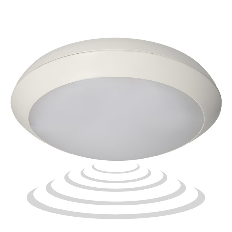 PLAFON PASAT LED Z MIKROFALOWYM CZUJNIKIEM RUCHU, BIAŁY, 20W ORNO PLAFON PASAT LED Z MIKROFALOWYM CZUJNIKIEM RUCHU, BIAŁY, 20W ORNO