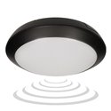 PLAFON ZEFIR LED Z MIKROFALOWYM CZUJNIKIEM RUCHU, CZARNY, 25W ORNO PLAFON ZEFIR LED Z MIKROFALOWYM CZUJNIKIEM RUCHU, CZARNY, 25W ORNO