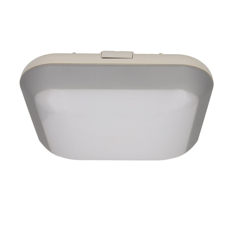 PLAFON MONSUN LED 15W, SREBRNY ORNO