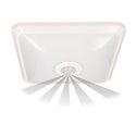 NYK LED 12W, PLAFON Z CZUJNIKIEM RUCHU, 850LM, IP20, 4000K, POLIWĘGLAN MLECZNY, BIAŁY ORNO