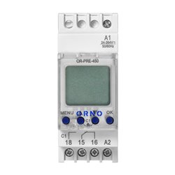 ELEKTRONICZNY PROGRAMATOR ASTRONOMICZNY I CZASOWY, 52 PROGRAMY, 3 JĘZYKI MENU, 1 WYJŚCIE PRZEKAŹNIKOWE MAX.16A/230V, SZEROKOŚĆ ELEKTRONICZNY PROGRAMATOR ASTRONOMICZNY I CZASOWY, 52 PROGRAMY, 3 JĘZYKI MENU, 1 WYJŚCIE PRZEKAŹNIKOWE MAX.16A/230V, SZEROKOŚĆ