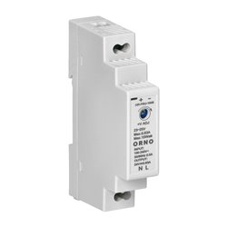 ZASILACZ NA SZYNĘ DIN 24VDC, 0,63A, 15W, SZEROKOŚĆ 1 MODUŁ ORNO ZASILACZ NA SZYNĘ DIN 24VDC, 0,63A, 15W, SZEROKOŚĆ 1 MODUŁ ORNO