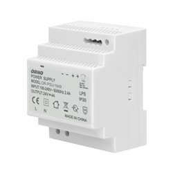 ZASILACZ NA SZYNĘ DIN 24VDC, 4A, 100W, SZEROKOŚĆ 4 MODUŁY ORNO ZASILACZ NA SZYNĘ DIN 24VDC, 4A, 100W, SZEROKOŚĆ 4 MODUŁY ORNO