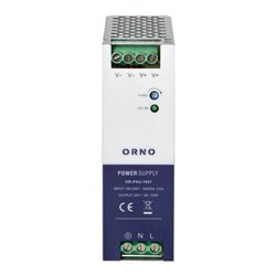 ZASILACZ PRZEMYSŁOWY, NA SZYNĘ DIN, 24VDC, 5A, 120W, W METALOWEJ OBUDOWIE ORNO ZASILACZ PRZEMYSŁOWY, NA SZYNĘ DIN, 24VDC, 5A, 120W, W METALOWEJ OBUDOWIE ORNO