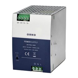 ZASILACZ PRZEMYSŁOWY, NA SZYNĘ DIN, 24VDC, 20A, 480W, W METALOWEJ OBUDOWIE ORNO ZASILACZ PRZEMYSŁOWY, NA SZYNĘ DIN, 24VDC, 20A, 480W, W METALOWEJ OBUDOWIE ORNO