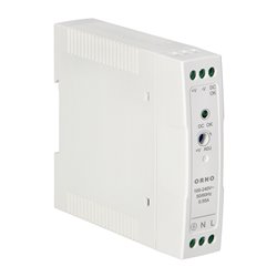 ZASILACZ PRZEMYSŁOWY, NA SZYNĘ DIN, 24VDC, 1A, 20W, W PLASTIKOWEJ OBUDOWIE ORNO ZASILACZ PRZEMYSŁOWY, NA SZYNĘ DIN, 24VDC, 1A, 20W, W PLASTIKOWEJ OBUDOWIE ORNO