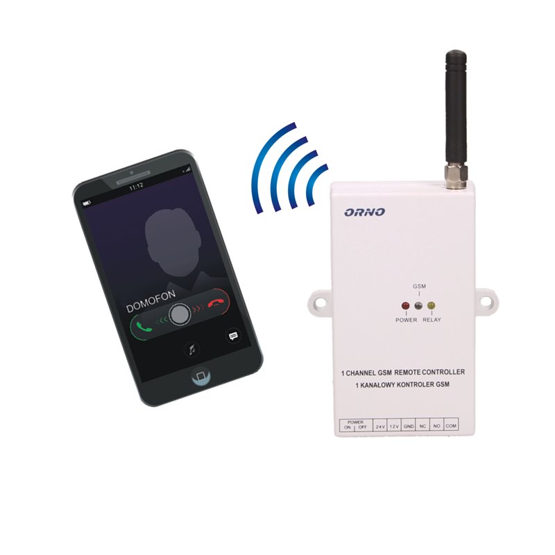 KONTROLER GSM DO STEROWANIA BRAMĄ ORNO KONTROLER GSM DO STEROWANIA BRAMĄ ORNO