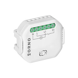 PRZEKAŹNIK DOPUSZKOWY 1-KANAŁOWY TUYA SMART WI-FI+BLE ORNO PRZEKAŹNIK DOPUSZKOWY 1-KANAŁOWY TUYA SMART WI-FI+BLE ORNO