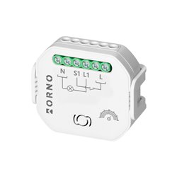 PRZEKAŹNIK DOPUSZKOWY 1-KANAŁOWY ZE ŚCIEMNIACZEM TUYA SMART WI-FI+BLE ORNO PRZEKAŹNIK DOPUSZKOWY 1-KANAŁOWY ZE ŚCIEMNIACZEM TUYA SMART WI-FI+BLE ORNO