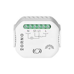 PRZEKAŹNIK DOPUSZKOWY 1-KANAŁOWY ZE ŚCIEMNIACZEM TUYA SMART WI-FI+BLE ORNO PRZEKAŹNIK DOPUSZKOWY 1-KANAŁOWY ZE ŚCIEMNIACZEM TUYA SMART WI-FI+BLE ORNO