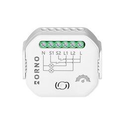 PRZEKAŹNIK DOPUSZKOWY 2-KANAŁOWY ZE ŚCIEMNIACZEM TUYA SMART WI-FI+BLE ORNO PRZEKAŹNIK DOPUSZKOWY 2-KANAŁOWY ZE ŚCIEMNIACZEM TUYA SMART WI-FI+BLE ORNO