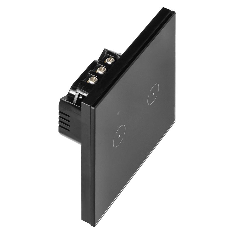 WŁĄCZNIK PODTYNKOWY PODWÓJNY WI-FI TUYA SMART HOME, CZARNY ORNO WŁĄCZNIK PODTYNKOWY PODWÓJNY WI-FI TUYA SMART HOME, CZARNY ORNO