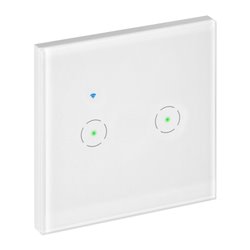 WŁĄCZNIK PODTYNKOWY PODWÓJNY WI-FI TUYA SMART HOME, BIAŁY ORNO WŁĄCZNIK PODTYNKOWY PODWÓJNY WI-FI TUYA SMART HOME, BIAŁY ORNO