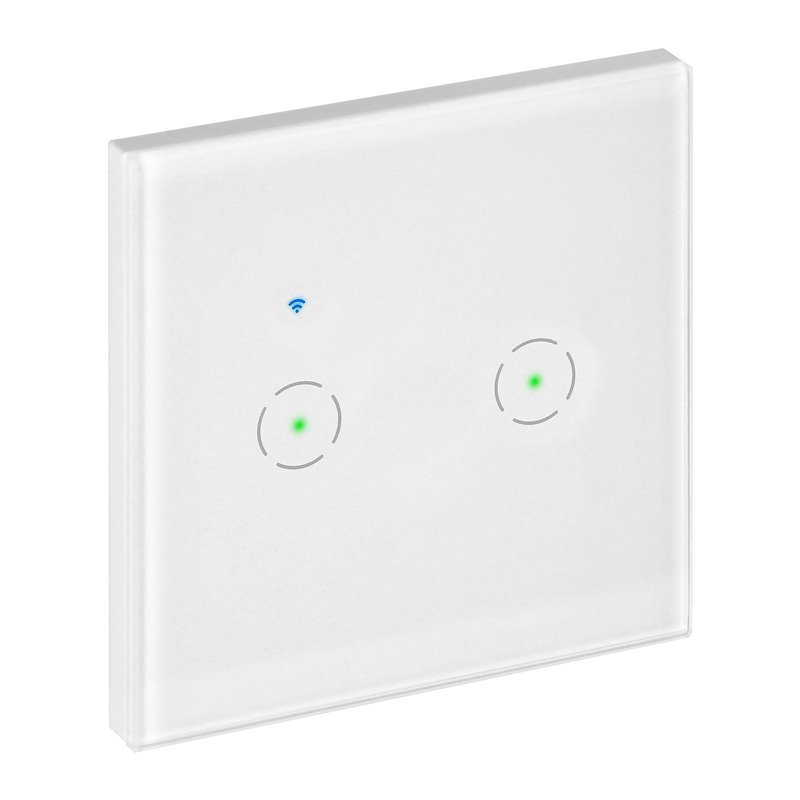 WŁĄCZNIK PODTYNKOWY PODWÓJNY WI-FI TUYA SMART HOME, BIAŁY ORNO WŁĄCZNIK PODTYNKOWY PODWÓJNY WI-FI TUYA SMART HOME, BIAŁY ORNO