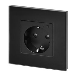 GNIAZDO POJEDYNCZE TUYA SMART WI-FI, SCHUKO, CZARNE ORNO GNIAZDO POJEDYNCZE TUYA SMART WI-FI, SCHUKO, CZARNE ORNO