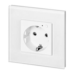 GNIAZDO POJEDYNCZE TUYA SMART WI-FI, SCHUKO, BIAŁE ORNO GNIAZDO POJEDYNCZE TUYA SMART WI-FI, SCHUKO, BIAŁE ORNO