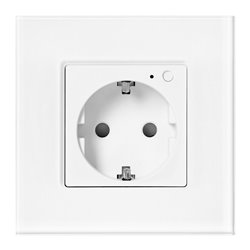 GNIAZDO POJEDYNCZE TUYA SMART WI-FI, SCHUKO, BIAŁE ORNO GNIAZDO POJEDYNCZE TUYA SMART WI-FI, SCHUKO, BIAŁE ORNO