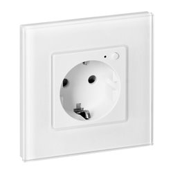 GNIAZDO POJEDYNCZE TUYA SMART WI-FI, SCHUKO, BIAŁE ORNO GNIAZDO POJEDYNCZE TUYA SMART WI-FI, SCHUKO, BIAŁE ORNO