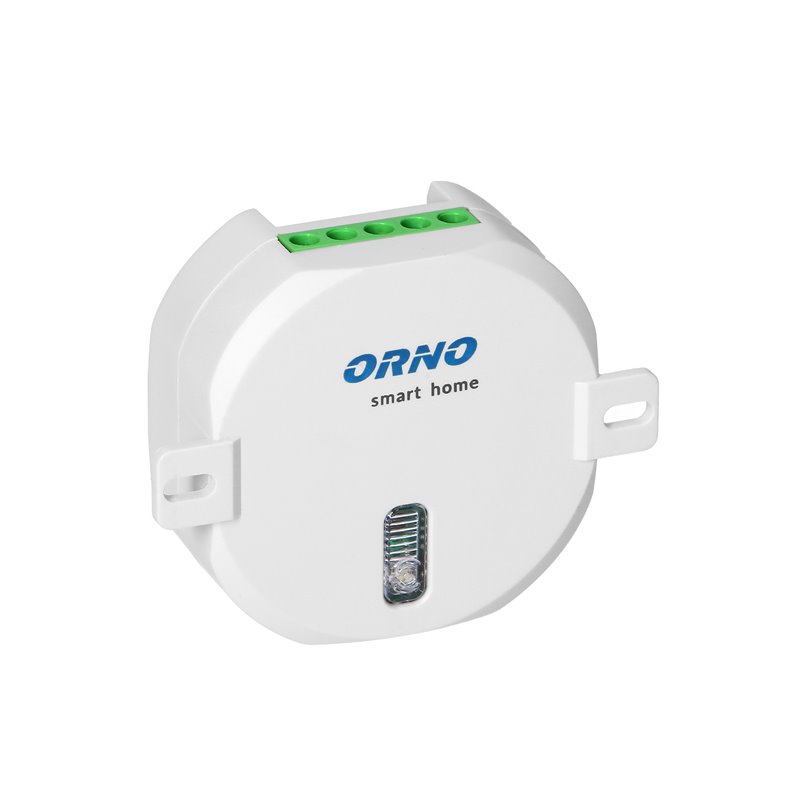 PRZEKAŹNIK ROLETOWY ORNO SMART HOME PODTYNKOWY (DOPUSZKOWY) STEROWANY BEZPRZEWODOWO, Z ODBIORNIKIEM RADIOWYM, MAKS. MOC SILNIKA PRZEKAŹNIK ROLETOWY ORNO SMART HOME PODTYNKOWY (DOPUSZKOWY) STEROWANY BEZPRZEWODOWO, Z ODBIORNIKIEM RADIOWYM, MAKS. MOC SILNIKA