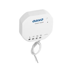 PRZEKAŹNIK PODTYNKOWY MINI (DOPUSZKOWY) ON/OFF STEROWANY BEZPRZEWODOWO, Z ODBIORNIKIEM RADIOWYM, ORNO SMART HOME ORNO PRZEKAŹNIK PODTYNKOWY MINI (DOPUSZKOWY) ON/OFF STEROWANY BEZPRZEWODOWO, Z ODBIORNIKIEM RADIOWYM, ORNO SMART HOME ORNO