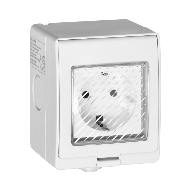 GNIAZDO NATYNKOWE IP55 TUYA SMART WI-FI, SCHUKO ORNO GNIAZDO NATYNKOWE IP55 TUYA SMART WI-FI, SCHUKO ORNO