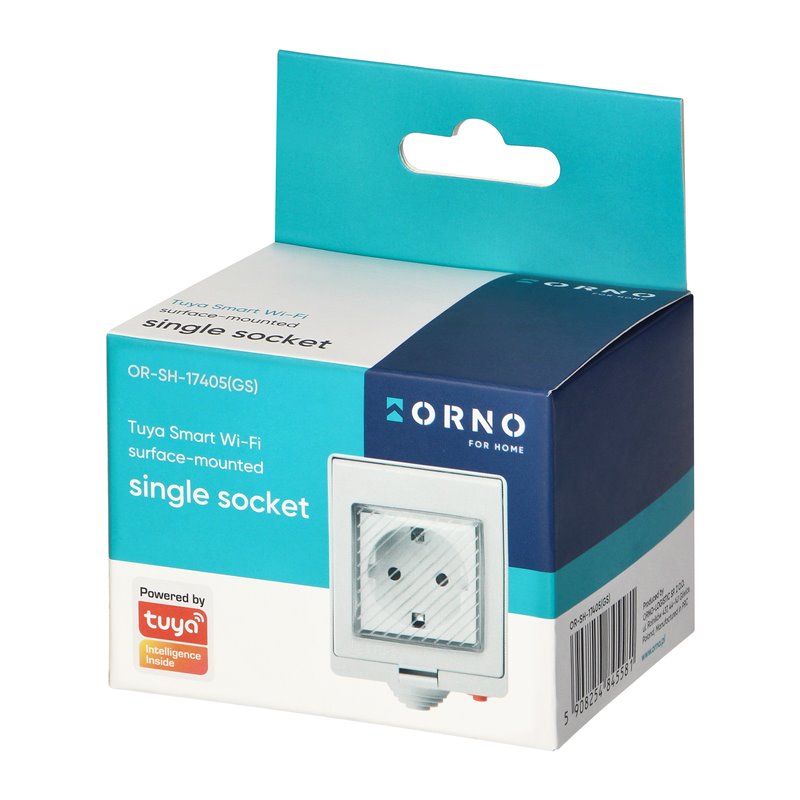 GNIAZDO NATYNKOWE IP55 TUYA SMART WI-FI, SCHUKO ORNO GNIAZDO NATYNKOWE IP55 TUYA SMART WI-FI, SCHUKO ORNO