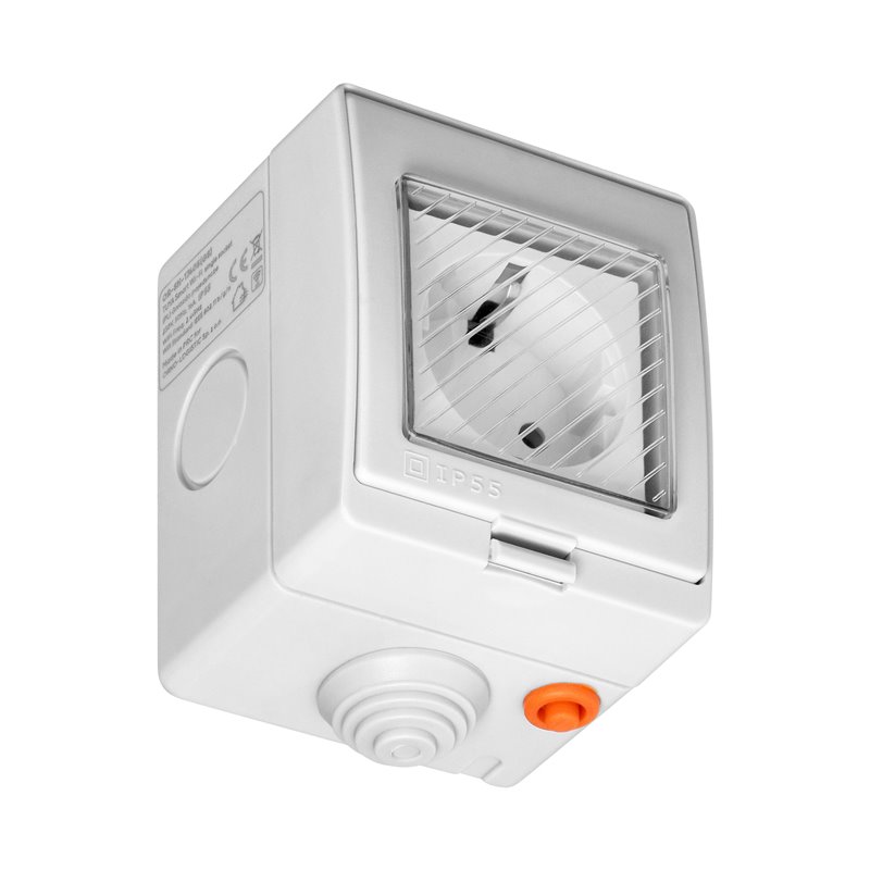 GNIAZDO NATYNKOWE IP55 TUYA SMART WI-FI, SCHUKO ORNO GNIAZDO NATYNKOWE IP55 TUYA SMART WI-FI, SCHUKO ORNO