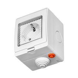 GNIAZDO NATYNKOWE IP55 TUYA SMART WI-FI, SCHUKO ORNO GNIAZDO NATYNKOWE IP55 TUYA SMART WI-FI, SCHUKO ORNO