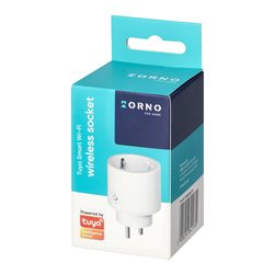 GNIAZDO BEZPRZEWODOWE TUYA SMART WI-FI, SCHUKO, BIAŁE ORNO GNIAZDO BEZPRZEWODOWE TUYA SMART WI-FI, SCHUKO, BIAŁE ORNO