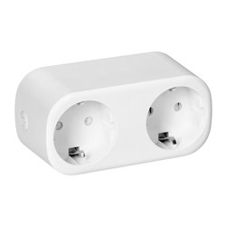 ROZGAŁĘŹNIK BEZPRZEWODOWY PODWÓJNY TUYA SMART WI-FI, SCHUKO, BIAŁE ORNO ROZGAŁĘŹNIK BEZPRZEWODOWY PODWÓJNY TUYA SMART WI-FI, SCHUKO, BIAŁE ORNO