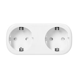 ROZGAŁĘŹNIK BEZPRZEWODOWY PODWÓJNY TUYA SMART WI-FI, SCHUKO, BIAŁE ORNO ROZGAŁĘŹNIK BEZPRZEWODOWY PODWÓJNY TUYA SMART WI-FI, SCHUKO, BIAŁE ORNO