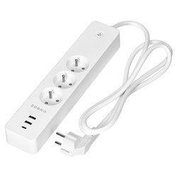 PRZEDŁUŻACZ Z 3 GNIAZDAMI Z UZIEMIENIEM I WYŁĄCZNIKIEM 3XUSB, TUYA SMART WI-FI, BIAŁY ORNO PRZEDŁUŻACZ Z 3 GNIAZDAMI Z UZIEMIENIEM I WYŁĄCZNIKIEM 3XUSB, TUYA SMART WI-FI, BIAŁY ORNO
