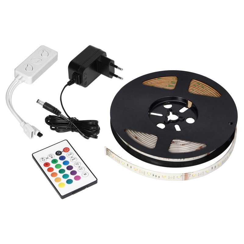 TAŚMA LED IP65 RGBW 5 M + ZASILACZ I KONTROLER, TUYA SMART WI-FI ORNO TAŚMA LED IP65 RGBW 5 M + ZASILACZ I KONTROLER, TUYA SMART WI-FI ORNO