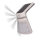 NOCTURNE LED 2W, LAMPA SOLARNA Z CZUJNIKIEM RUCHU 120ST, 240LM, IP65, 4000K, 1200MAH, PODWÓJNE ŹRÓDŁO ŚWIATŁA, BIAŁA ORNO
