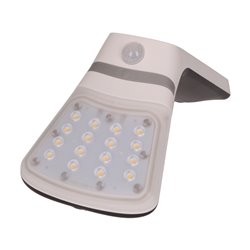 NOCTURNE LED 2W, LAMPA SOLARNA Z CZUJNIKIEM RUCHU 120ST, 240LM, IP65, 4000K, 1200MAH, PODWÓJNE ŹRÓDŁO ŚWIATŁA, BIAŁA ORNO NOCTURNE LED 2W, LAMPA SOLARNA Z CZUJNIKIEM RUCHU 120ST, 240LM, IP65, 4000K, 1200MAH, PODWÓJNE ŹRÓDŁO ŚWIATŁA, BIAŁA ORNO