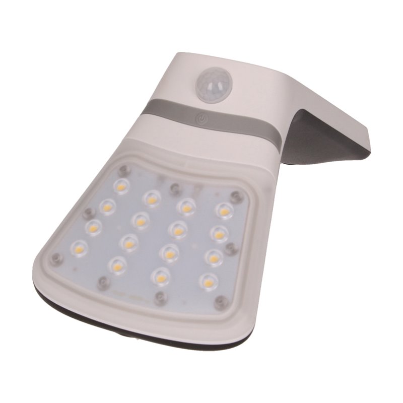 NOCTURNE LED 2W, LAMPA SOLARNA Z CZUJNIKIEM RUCHU 120ST, 240LM, IP65, 4000K, 1200MAH, PODWÓJNE ŹRÓDŁO ŚWIATŁA, BIAŁA ORNO NOCTURNE LED 2W, LAMPA SOLARNA Z CZUJNIKIEM RUCHU 120ST, 240LM, IP65, 4000K, 1200MAH, PODWÓJNE ŹRÓDŁO ŚWIATŁA, BIAŁA ORNO