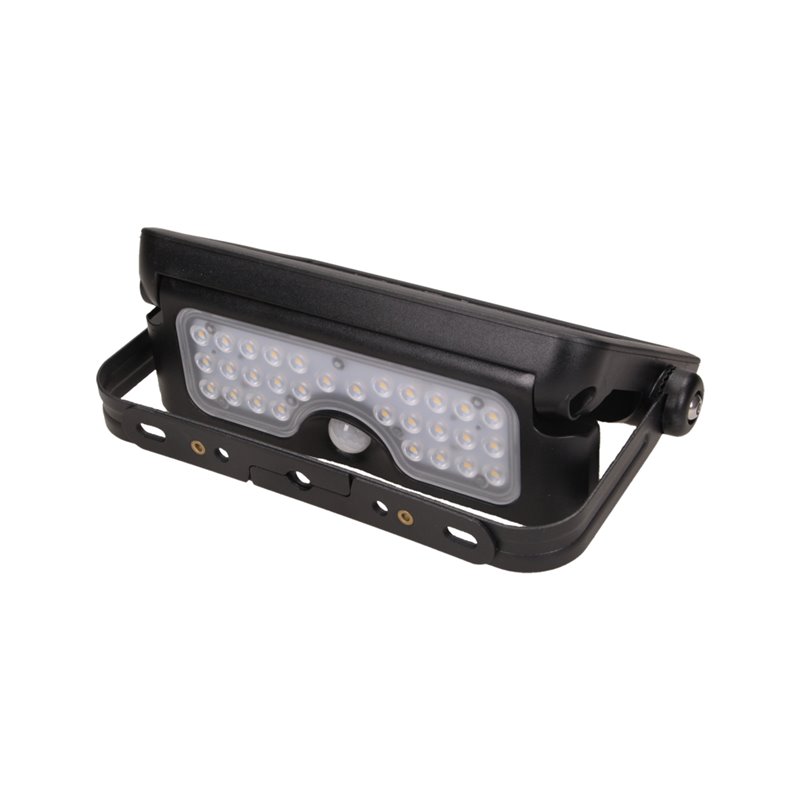 LUX LED 5W, NAŚWIETLACZ SOLARNY Z CZUJNIKIEM RUCHU 500LM, IP65, 4000K, 2X1500MAH, CZARNY ORNO LUX LED 5W, NAŚWIETLACZ SOLARNY Z CZUJNIKIEM RUCHU 500LM, IP65, 4000K, 2X1500MAH, CZARNY ORNO