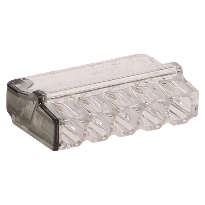 SZYBKOZŁĄCZKA MINI 5-TOROWA, 24A, 0,5-2,5MM2, 10SZT ORNO SZYBKOZŁĄCZKA MINI 5-TOROWA, 24A, 0,5-2,5MM2, 10SZT ORNO