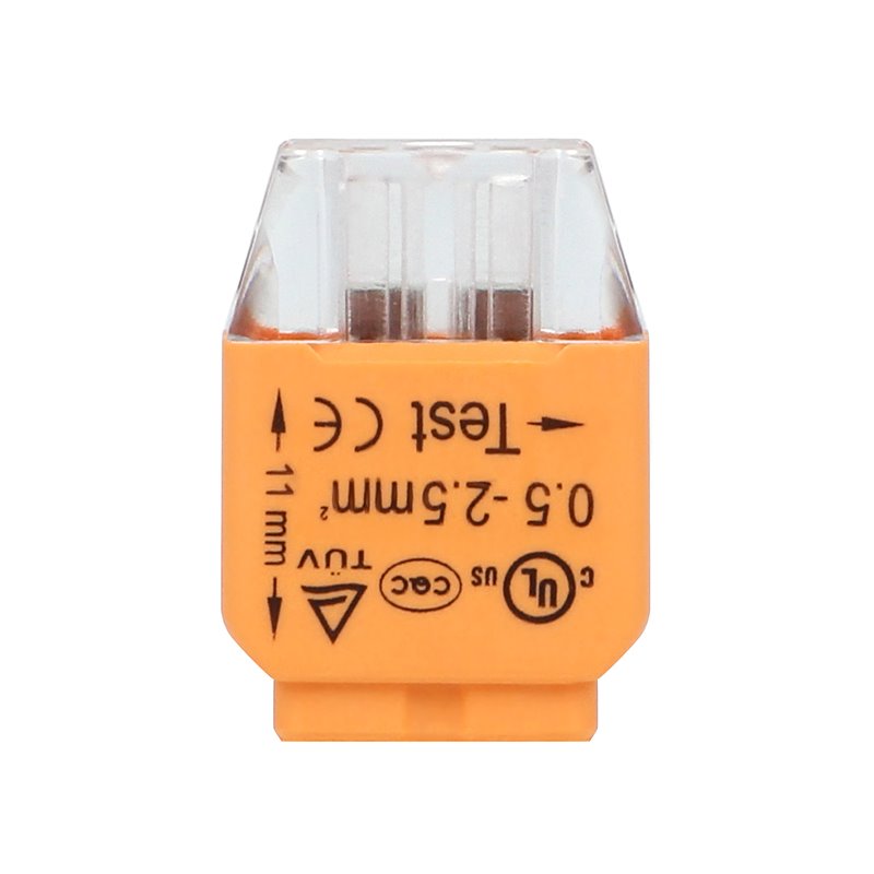 ZŁĄCZKA INSTALACYJNA WCISKANA 2-PRZEWODOWA NA DRUT 0,75-2,5MM2 IEC 300V/24A 100 SZT. ORNO ZŁĄCZKA INSTALACYJNA WCISKANA 2-PRZEWODOWA NA DRUT 0,75-2,5MM2 IEC 300V/24A 100 SZT. ORNO