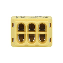 ZŁĄCZKA INSTALACYJNA WCISKANA 6-PRZEWODOWA DWURZĘDOWA NA DRUT 0,75-2,5MM2 IEC 300V/24A 10 SZT. ORNO ZŁĄCZKA INSTALACYJNA WCISKANA 6-PRZEWODOWA DWURZĘDOWA NA DRUT 0,75-2,5MM2 IEC 300V/24A 10 SZT. ORNO