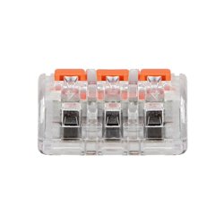 ZŁĄCZKA INSTALACYJNA ZACISKOWA 3-PRZEWODOWA NA DOWOLNY PRZEWÓD 0,2-4MM2 IEC 450V/32A 100 SZT. ORNO ZŁĄCZKA INSTALACYJNA ZACISKOWA 3-PRZEWODOWA NA DOWOLNY PRZEWÓD 0,2-4MM2 IEC 450V/32A 100 SZT. ORNO