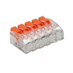 ZŁĄCZKA INSTALACYJNA ZACISKOWA 5-PRZEWODOWA NA DOWOLNY PRZEWÓD 0,2-4MM2 IEC 450V/32A 10 SZT. ORNO ZŁĄCZKA INSTALACYJNA ZACISKOWA 5-PRZEWODOWA NA DOWOLNY PRZEWÓD 0,2-4MM2 IEC 450V/32A 10 SZT. ORNO