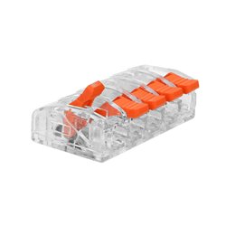 ZŁĄCZKA INSTALACYJNA ZACISKOWA 5-PRZEWODOWA NA DOWOLNY PRZEWÓD 0,2-4MM2 IEC 450V/32A 50 SZT. ORNO ZŁĄCZKA INSTALACYJNA ZACISKOWA 5-PRZEWODOWA NA DOWOLNY PRZEWÓD 0,2-4MM2 IEC 450V/32A 50 SZT. ORNO