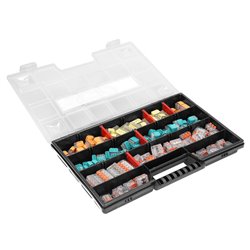 ZESTAW ZŁĄCZEK INSTALACYJNYCH HOUSE PREMIUM, 151 SZTUK. WCISKANE: 25X 2-PRZEW. 25X 3-PRZEW. 20X 4-PRZEW. 15X 5-PRZEW. 10X 6-PRZE ZESTAW ZŁĄCZEK INSTALACYJNYCH HOUSE PREMIUM, 151 SZTUK. WCISKANE: 25X 2-PRZEW. 25X 3-PRZEW. 20X 4-PRZEW. 15X 5-PRZEW. 10X 6-PRZE