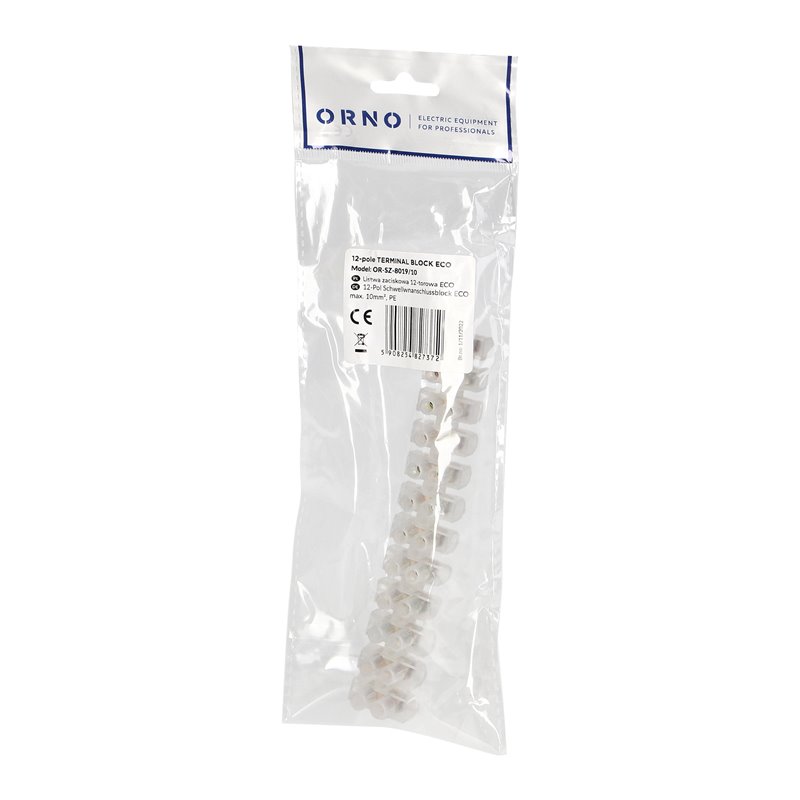 LISTWA ZACISKOWA 12-TOROWA ECO, MAX.10MM2,PE ORNO LISTWA ZACISKOWA 12-TOROWA ECO, MAX.10MM2,PE ORNO