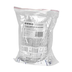 LISTWA ZACISKOWA 12-TOROWA ECO, MAX.10MM2,PE, 10 SZT. ORNO LISTWA ZACISKOWA 12-TOROWA ECO, MAX.10MM2,PE, 10 SZT. ORNO